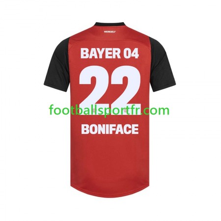 Tenue Bayer 04 Leverkusen Victor Boniface 22 Domicile 2024-2025 Maillot de Foot